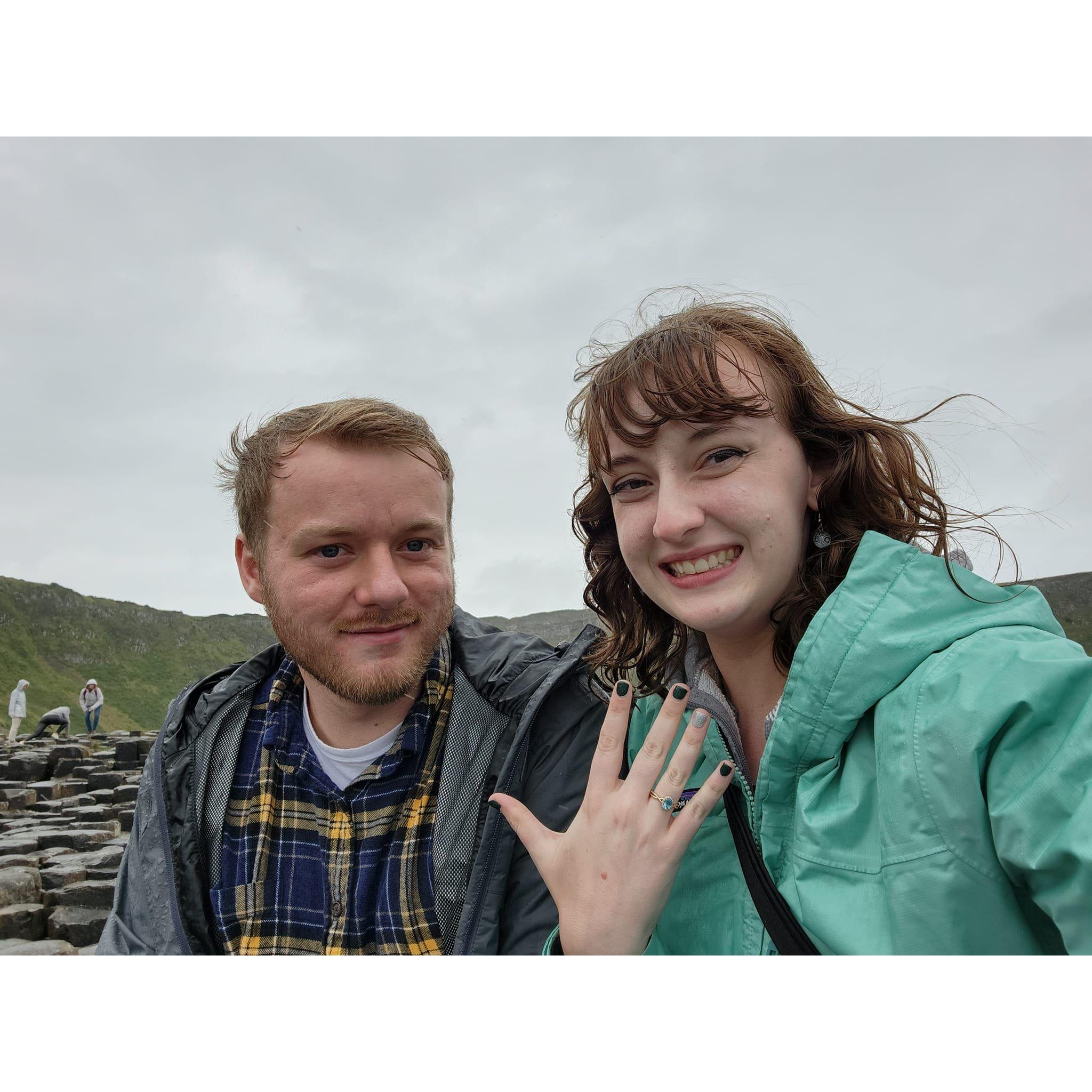 After over 9 years...it finally happened at The Giant's Causeway off the northern coast of Ireland!