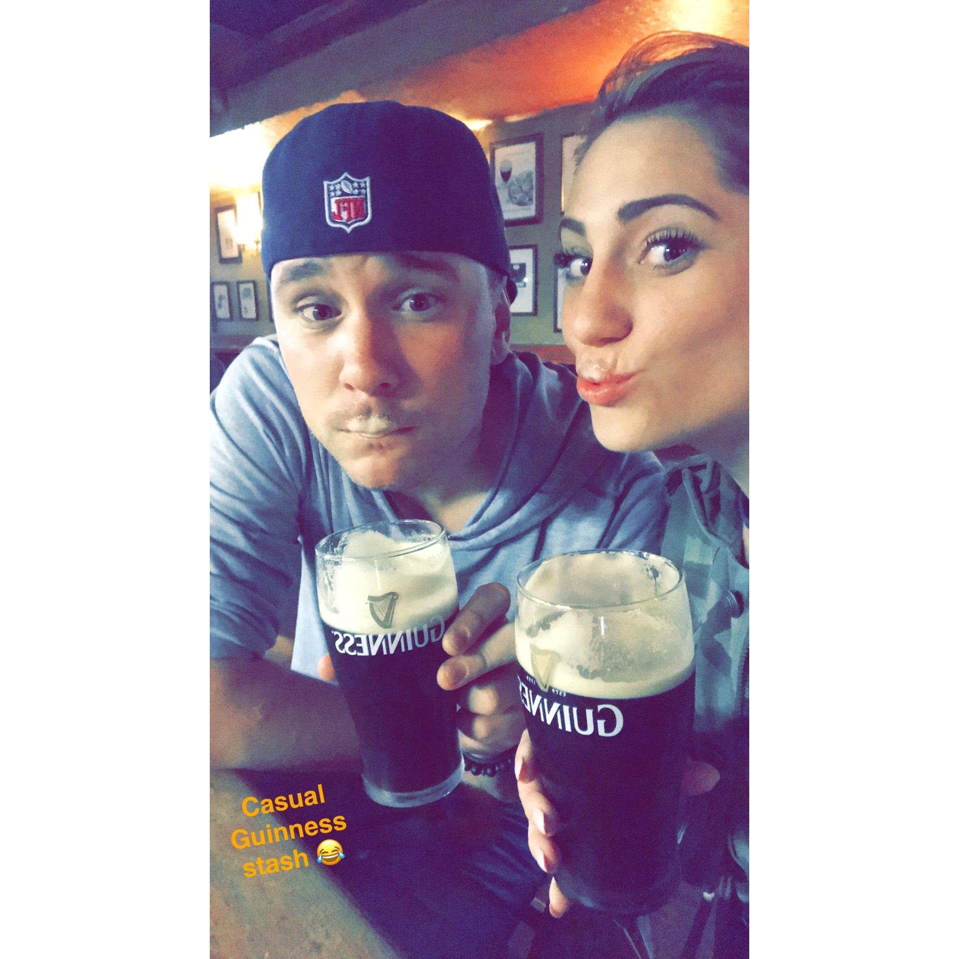 Guinness Mustaches in Dublin!