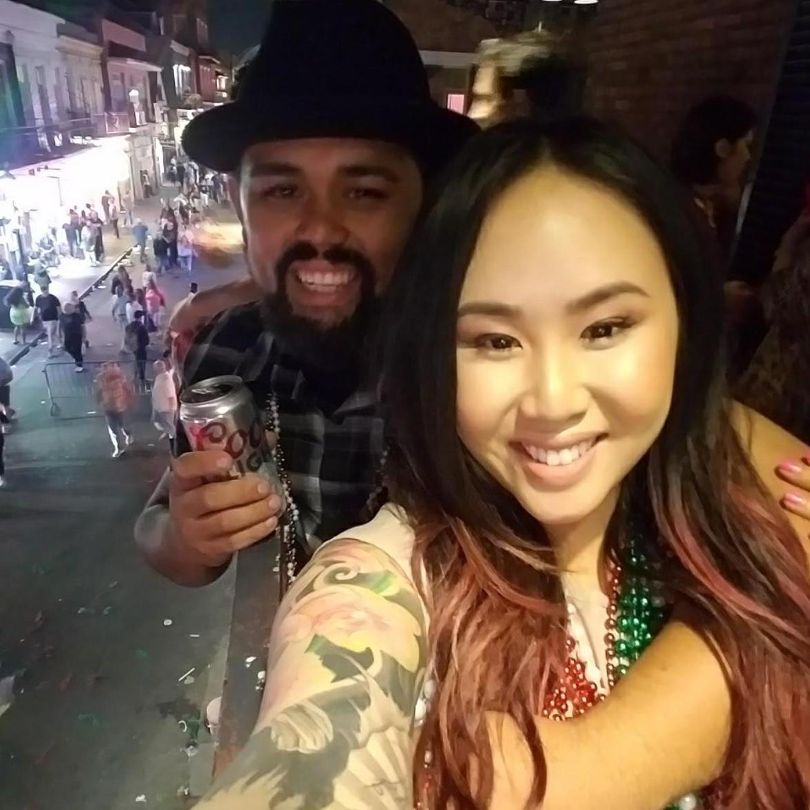 St. Joseph's Day Parade in the French Quarter.
We threw a ton of beads that night!
2017 New Orleans, LA
