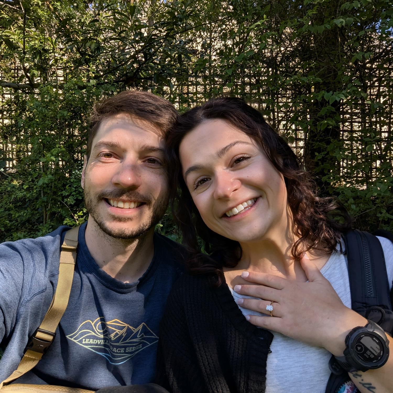 post-proposal in Le Bosquet de la Reine