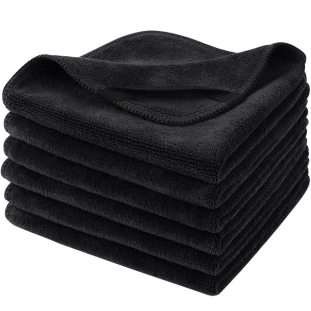 SINLAND Microfiber Facial Cloths Fast Drying Washcloth 12inch x 12inch Absorbent Face Wash Cloth Soft Makeup Remover Cloths