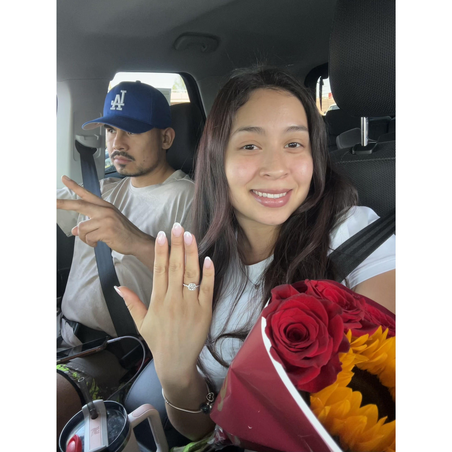 Our first morning as an engaged couple.