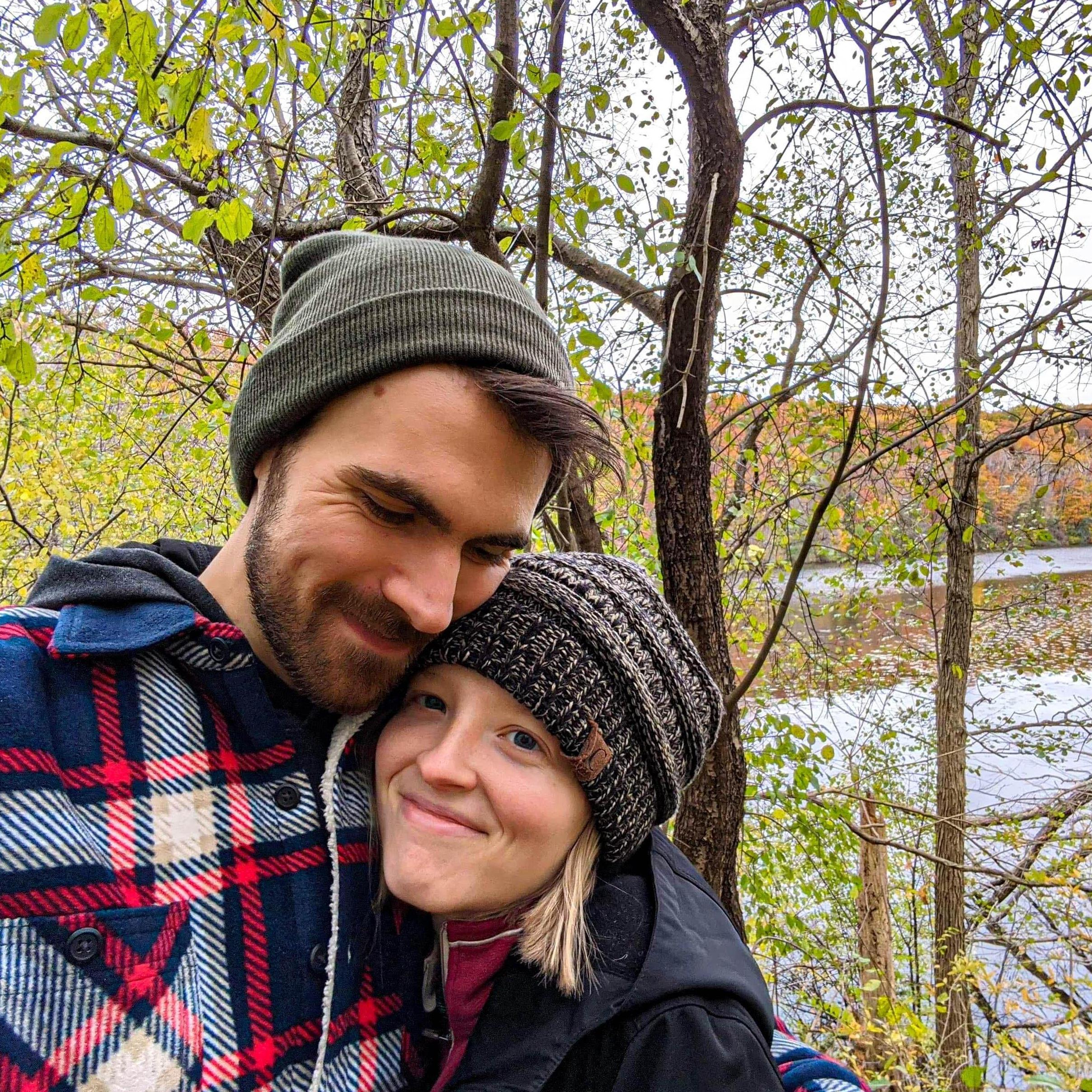 One year after this picture was taken, we got engaged on this same bridge.