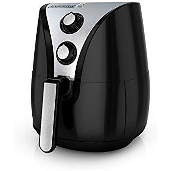 BLACK+DECKER HF110SBD PuriFry Oil Free Air Fryer, 2-Liter, Black / Stainless Steel
