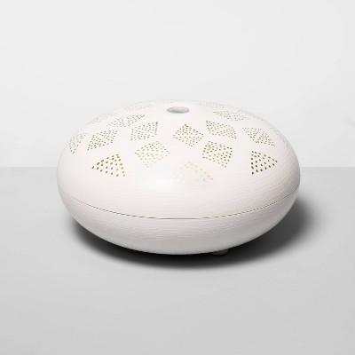 200ml Dotted Orb Oil Diffuser White/Gold - Opalhouse&#8482;