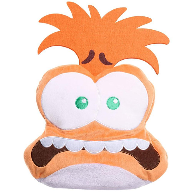 Disney and Pixar Inside Out 2 Flip-A-Mood Fear/Anxiety Reversible Character Head Plush, Kids Toys for Ages 3 Up by Just Play