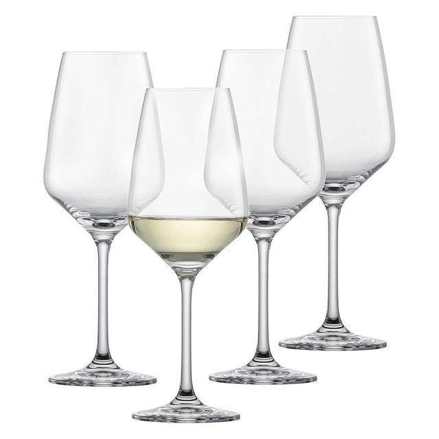 SCHOTT ZWIESEL Tulip White Wine Glass (Set of 4), Wine Glasses for White Wine, Dishwasher-Safe Tritan Crystal Glasses, Made in Germany (12 Ounce)