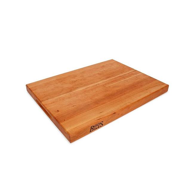 John Boos Cherry Wood Edge Grain Reversible Cutting Board, 20 Inches x 15 Inches x 1.5 Inches