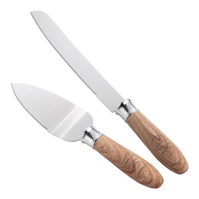 Rae Dunn Pie and Cake Cutting Set for Wedding - Cake Knife and Server Set with Thickened Stainless Steel and Rounded Edges, Cake Cutter and Pie Spatula for Birthday Anniversary Christmas Gift Set of 2