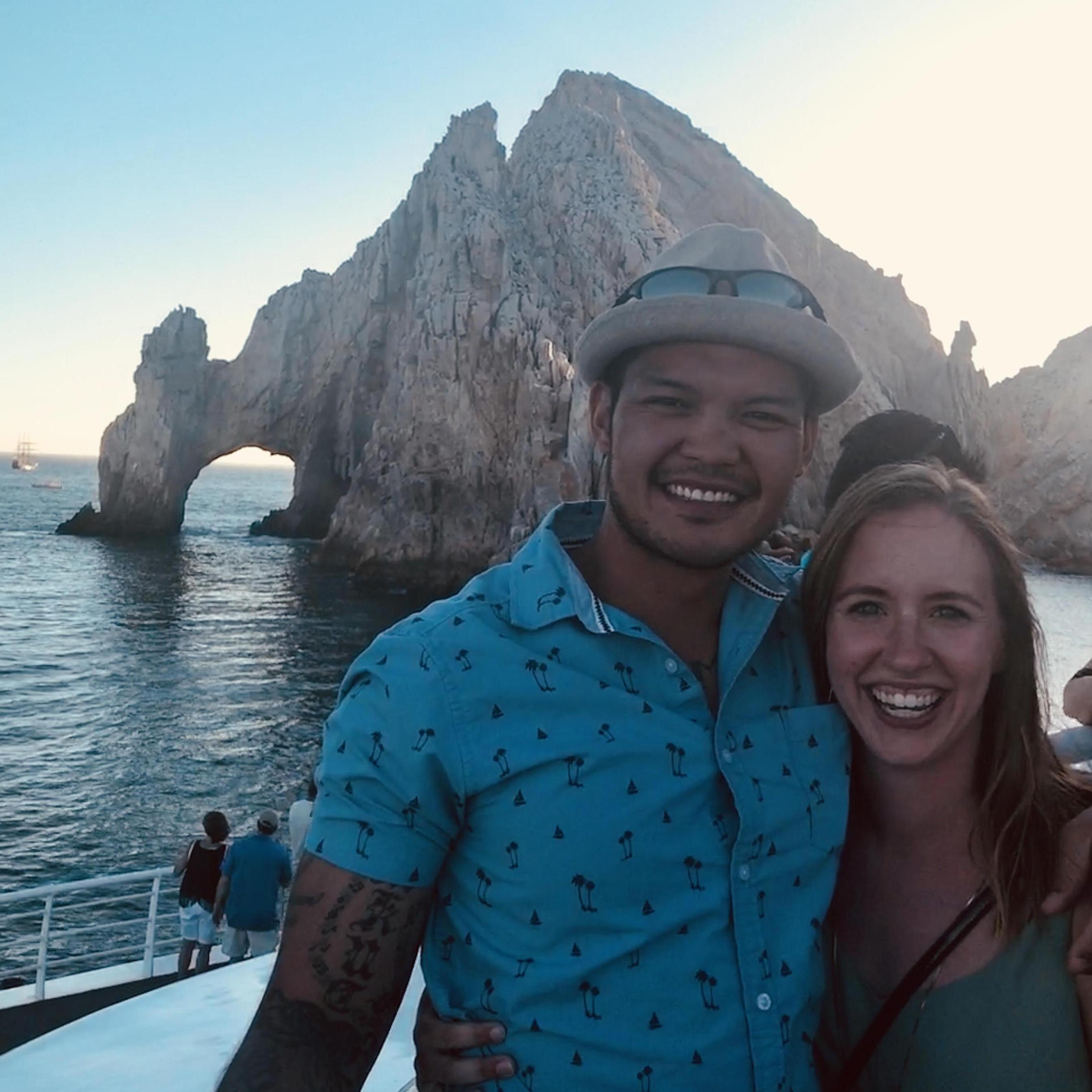March 2017: Our first vacation together to Cabo
