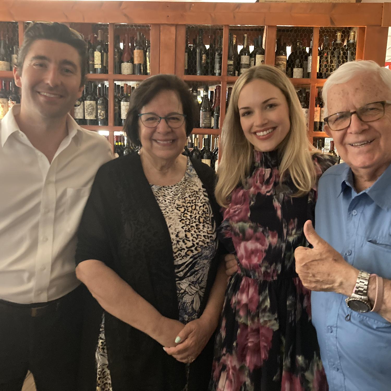 Caffe Italia with Krystal’s Aunt Pat and Uncle Rich (2023)