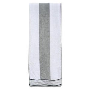 Stripes XL Beach Towel Gray
