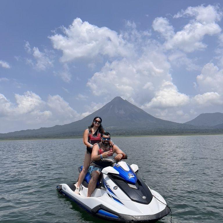 a 200mph en un jetski'