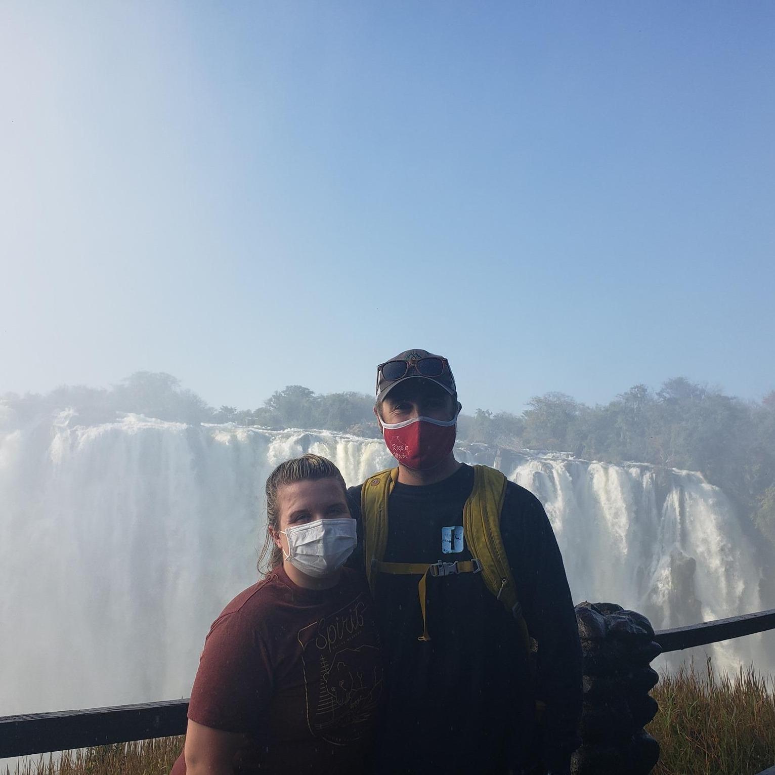 Trying to take in the size of the largest waterfall in the world, Victoria Falls