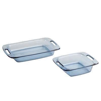 Pyrex®Easy Grab 2-pc Value Set, Atlantic Blue
