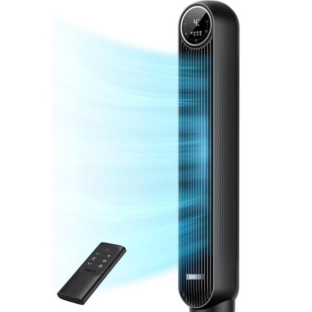 Dreo Tower Fan for Indoors, Black