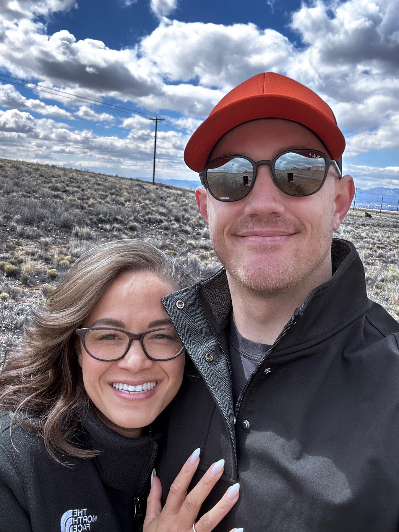 We love to travel together. Collin took me to Albuquerque to show me where he first worked and lived after perfusion school.