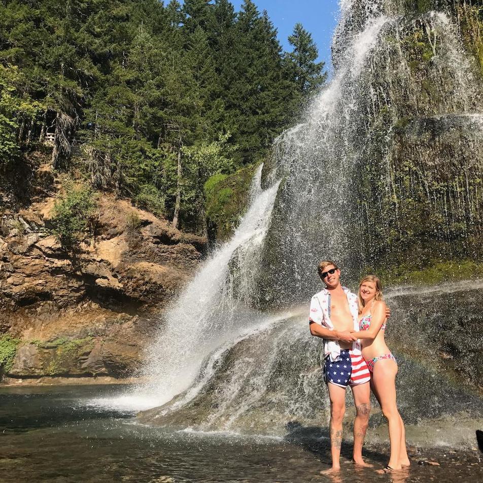 August 2017, Lower Lewis Falls