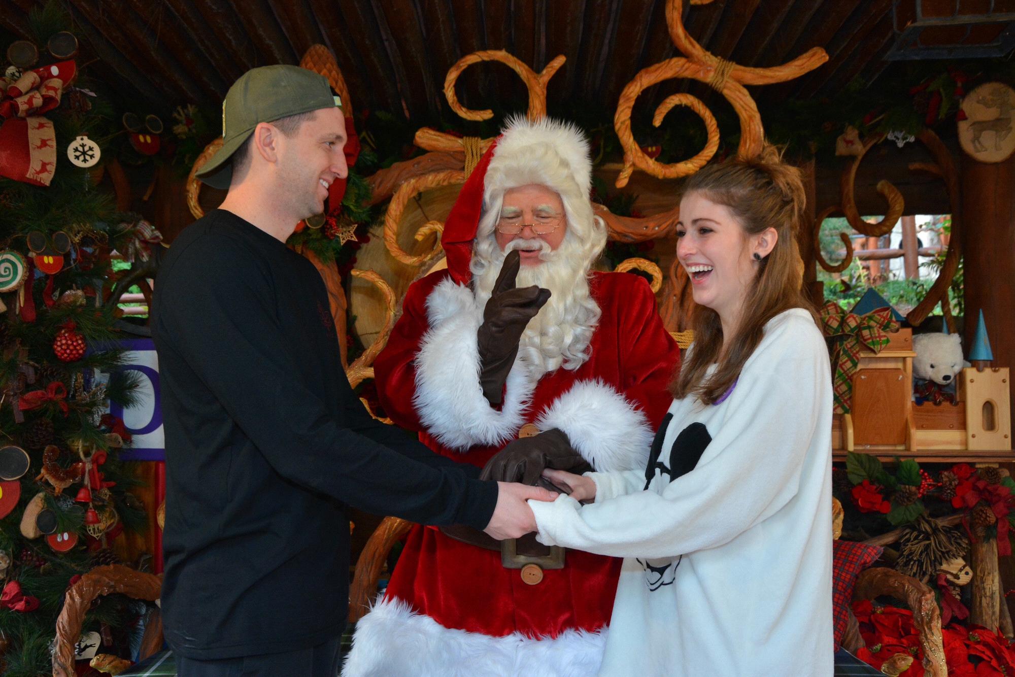 Santa blessed our marriage.. so you know it’s going to be a long and happy one!!
