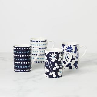 Floral Way Assorted 4-Piece Mug Set