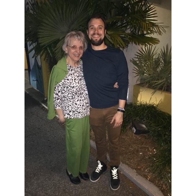 J and Meme! She spent her 83rd birthday with us here in Charleston {2017}