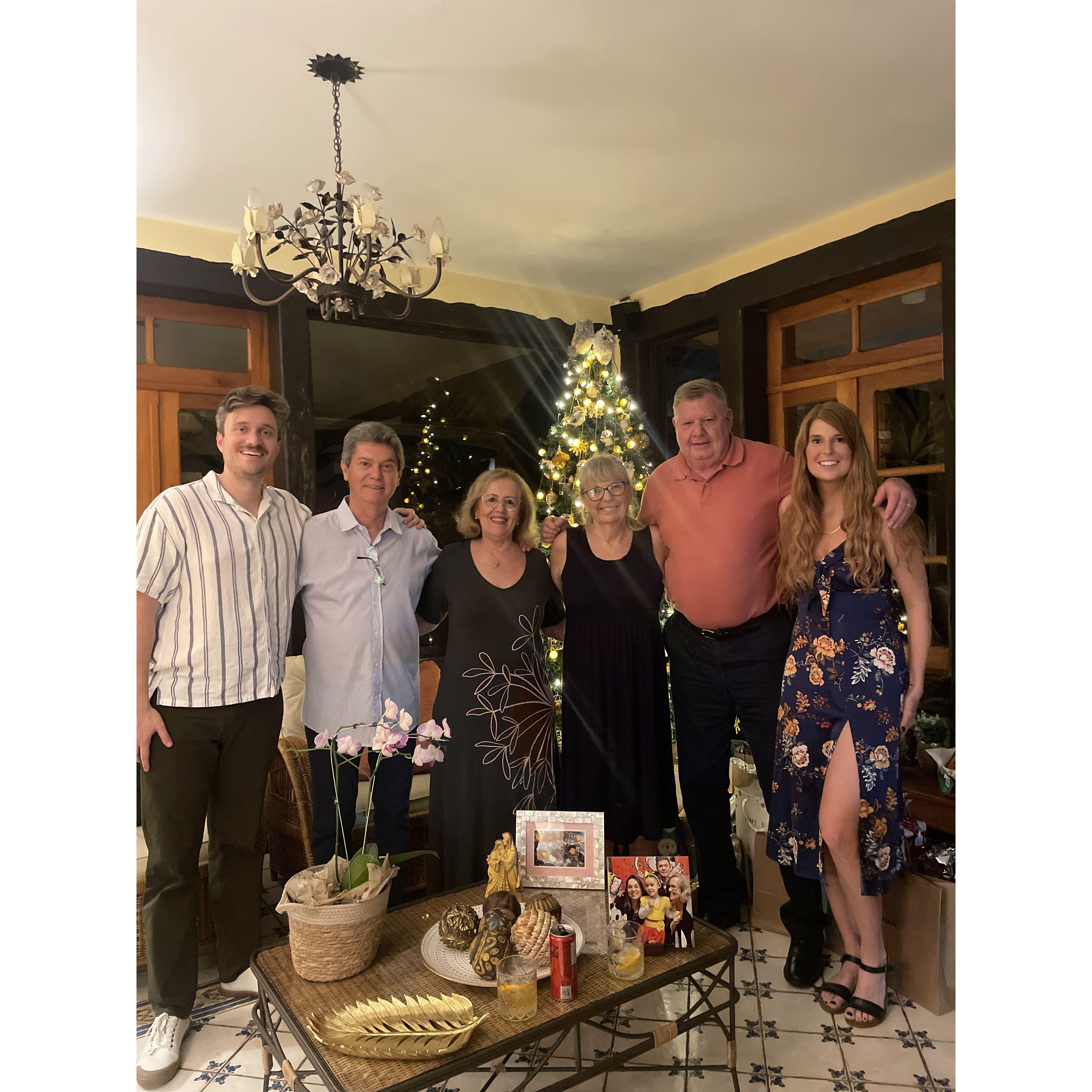 Kelsey's parents first Christmas in Brazil