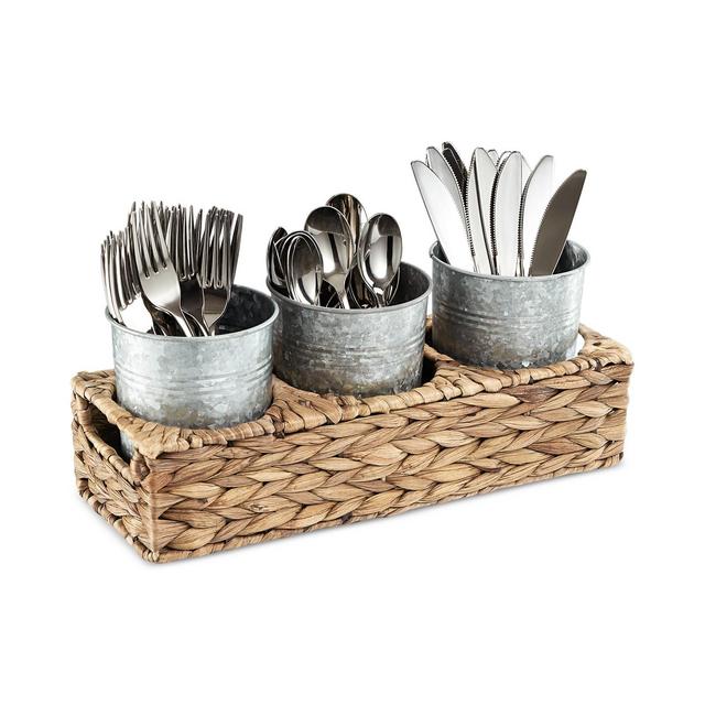 Artland - 4-Pc. Masonware Garden Terrace Flatware Caddy
