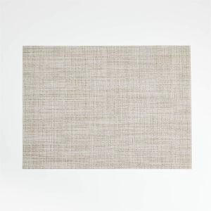Chilewich ® Rectangular Crepe Neutral Easy-Clean Vinyl Placemat | Crate & Barrel