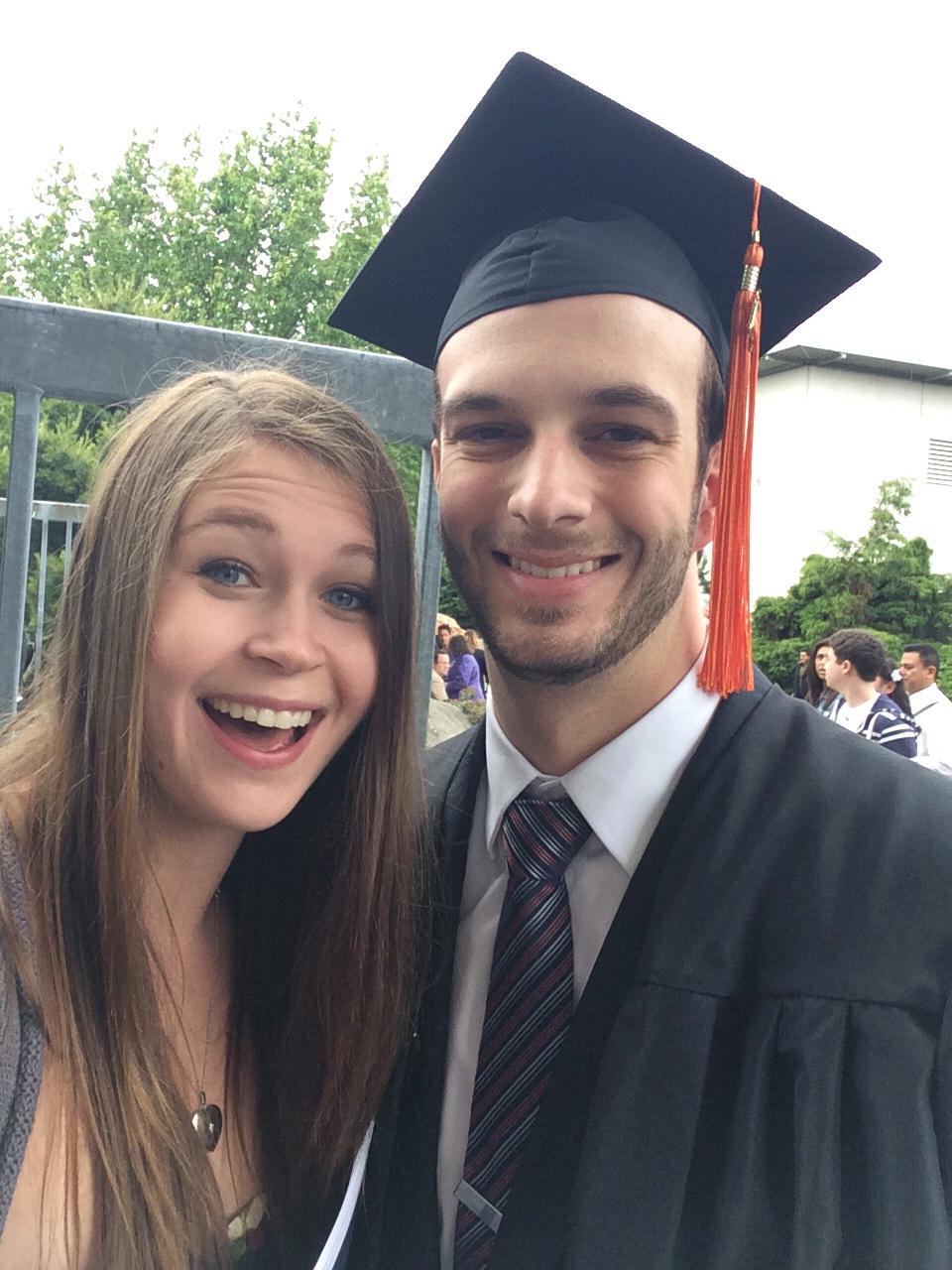 Kevin graduates from Seattle U