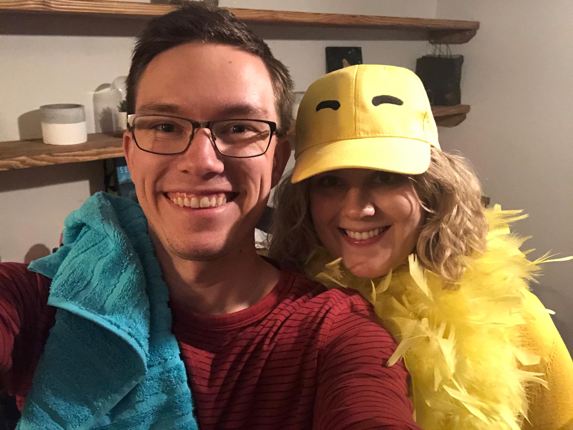 Dressing up as the Peanuts for Halloween Trivia (October 2019)