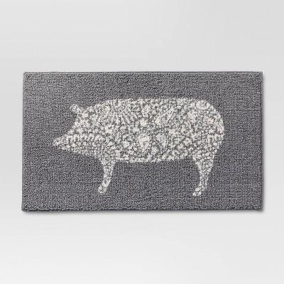 Animal Icon Kitchen Mat Gray - Threshold™