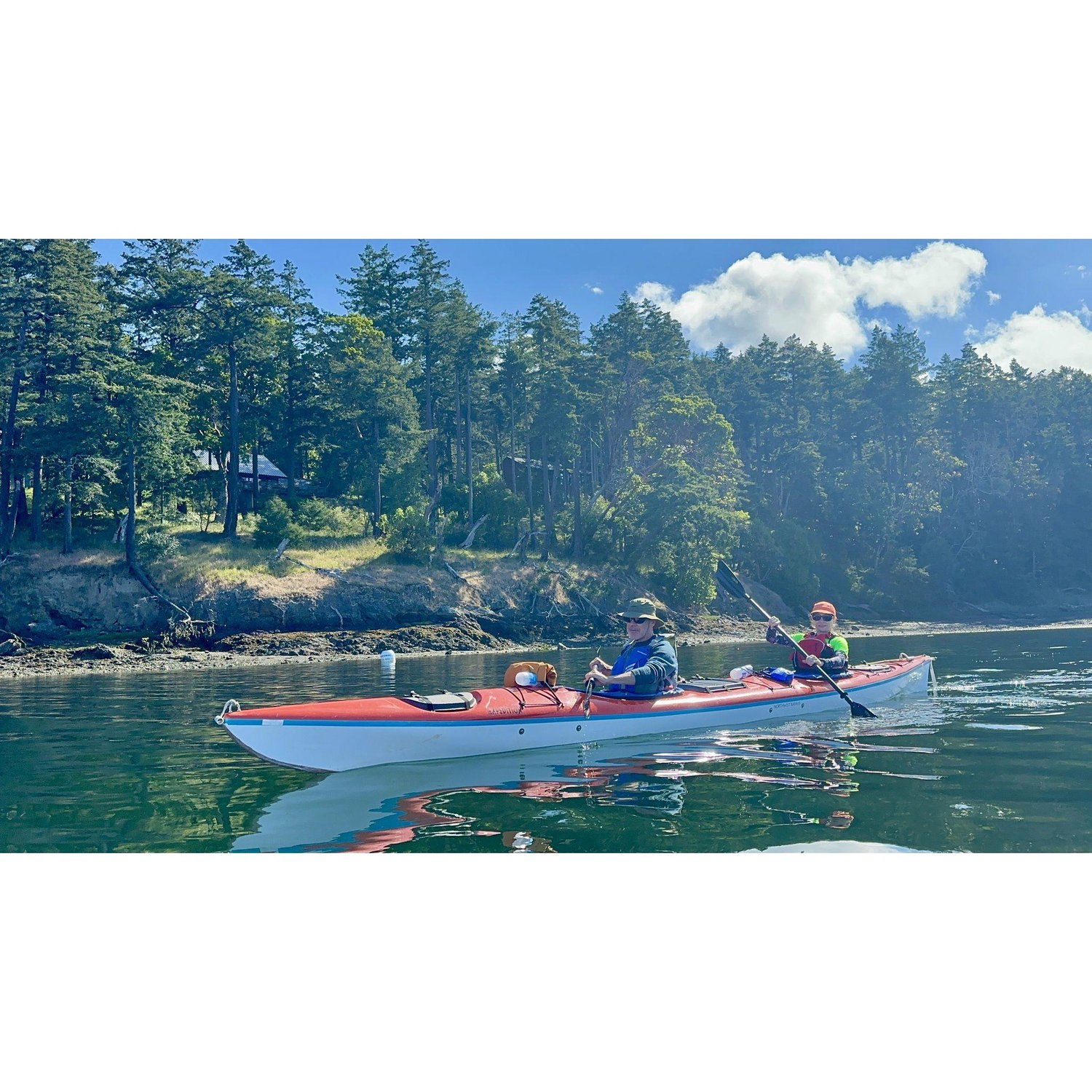 Kayaking in Roche Harbor at San Juan Island. (Honeymoon)
