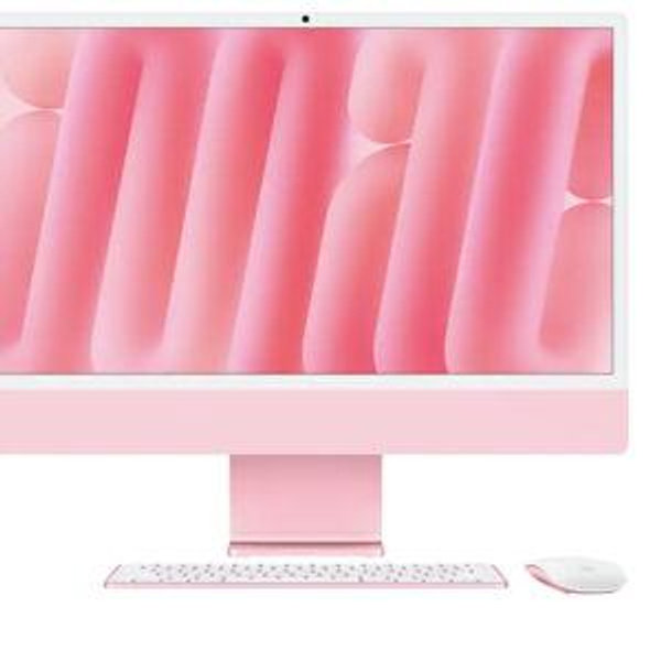 Apple - iMac 24-inch All-in-One - M4 chip - Built for Apple Intelligence - 10 Core CPU - 10 Core GPU - 24GB Memory - 512GB SSD - Pink
