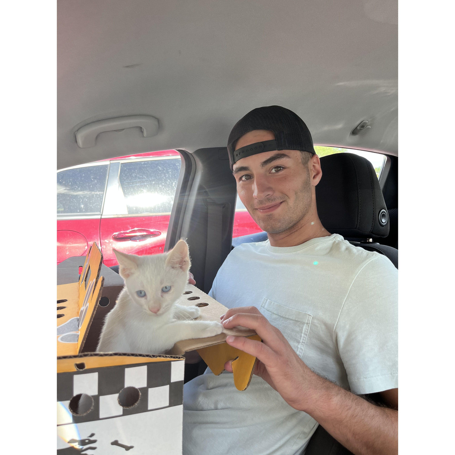 The day we brought snowball home