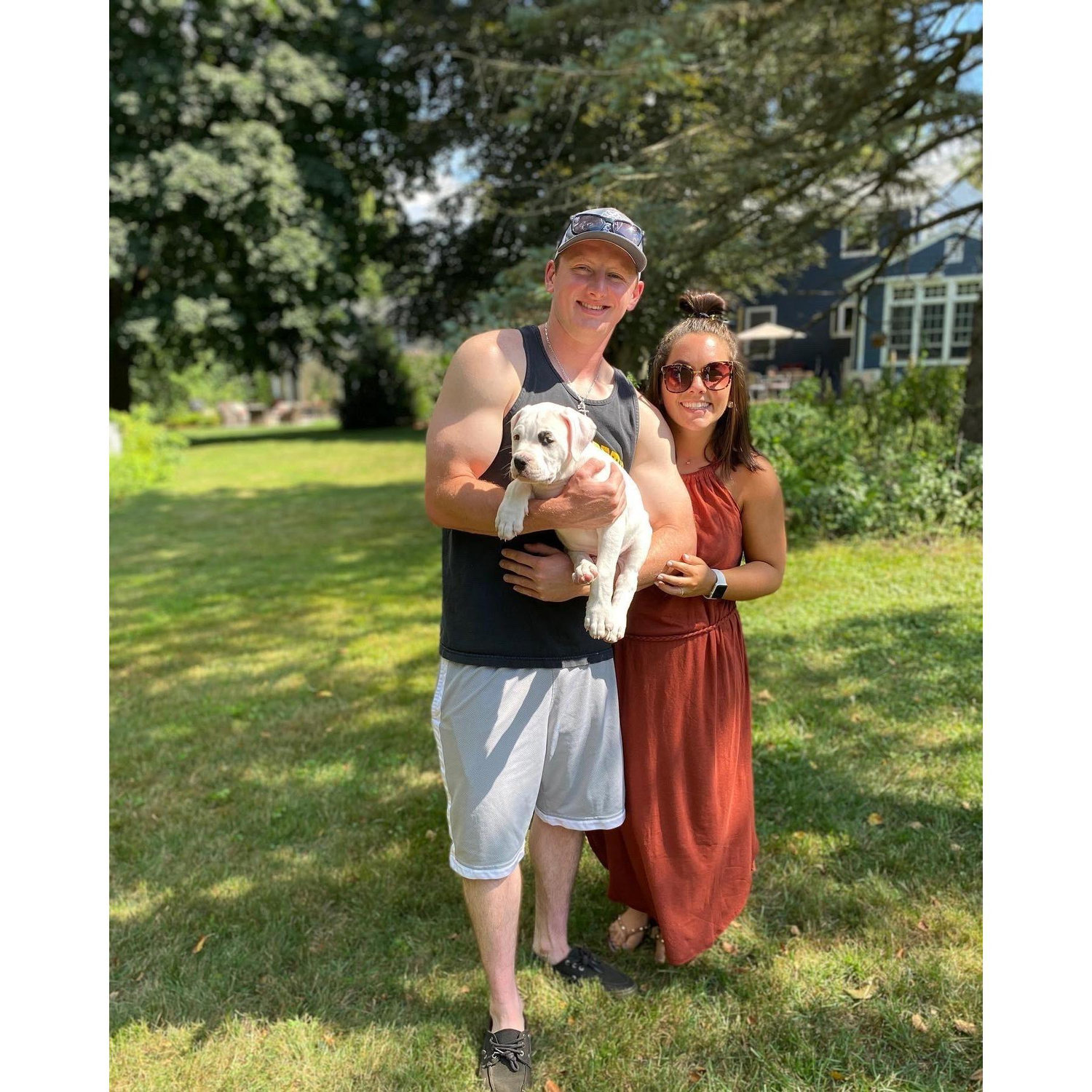 First day home with Tito August 8, 2020