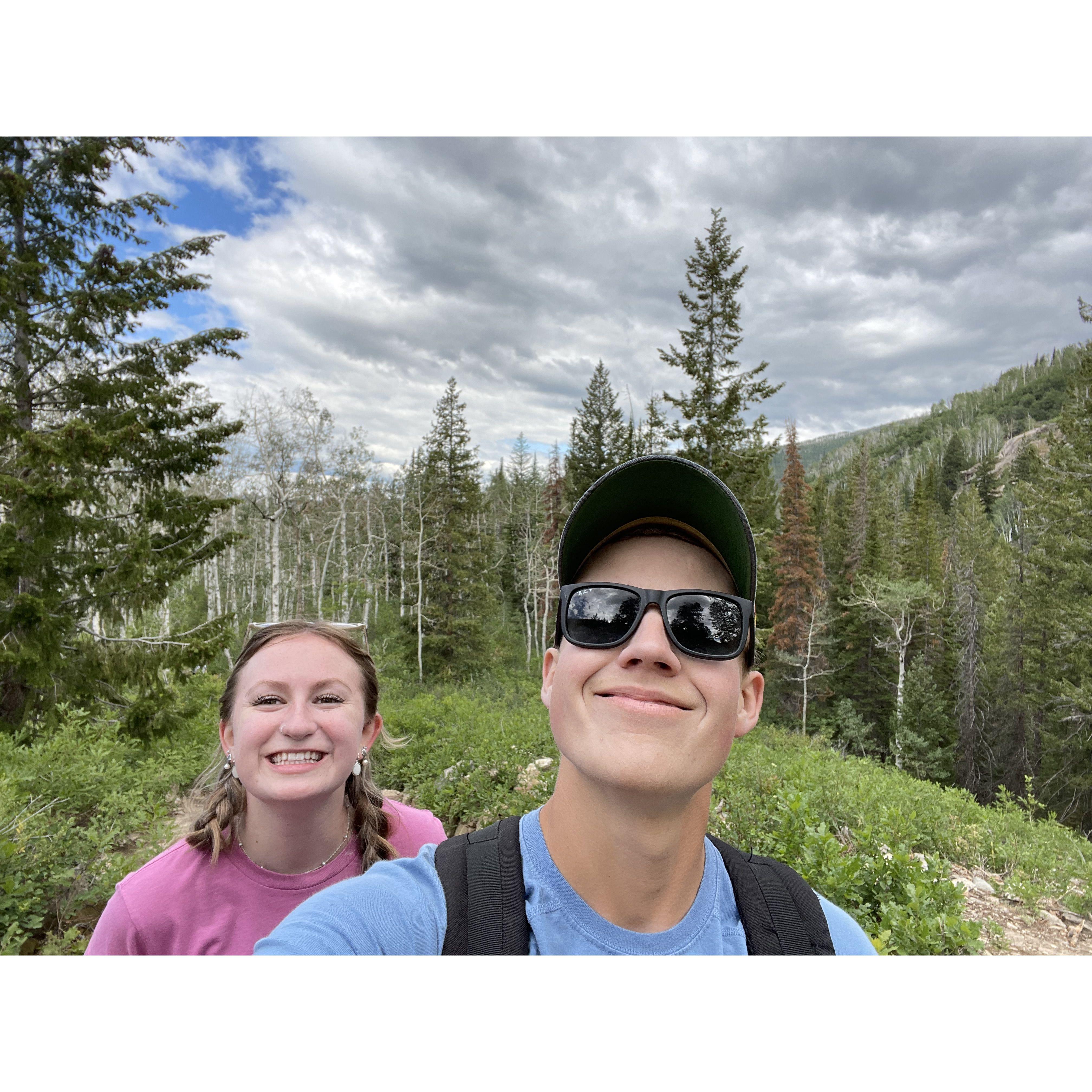 Hiking to Upper Fish Creek Falls in Steamboat, 2021!