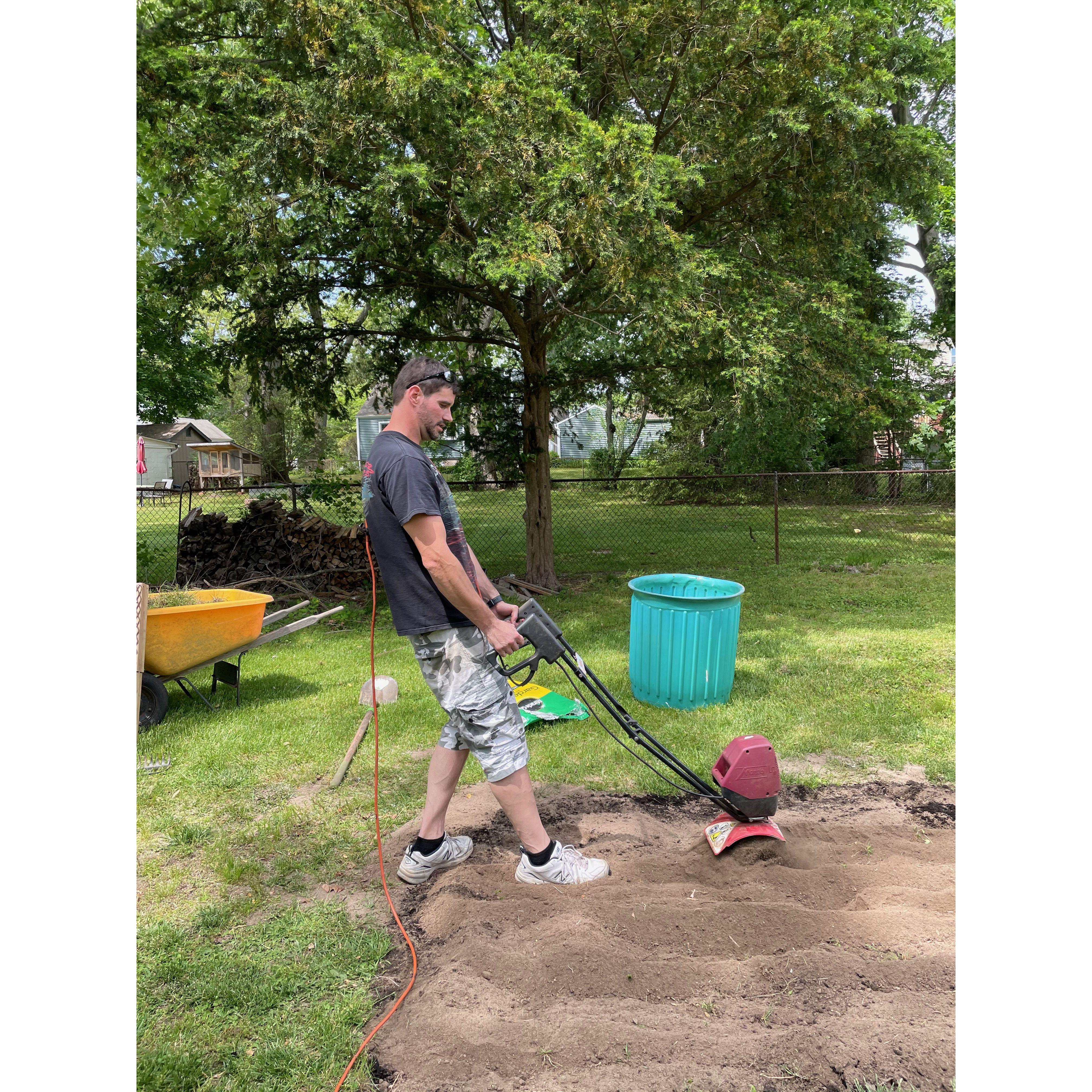 Getting the garden ready 