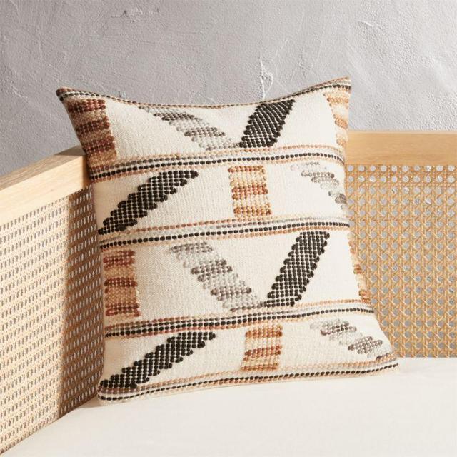 16" Dorado Handwoven Pillow with Down-Alternative Insert