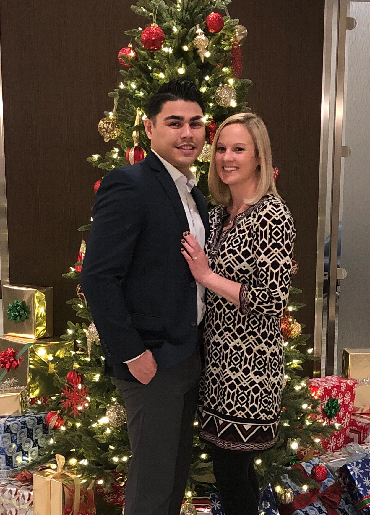 The day we got engaged in DC!