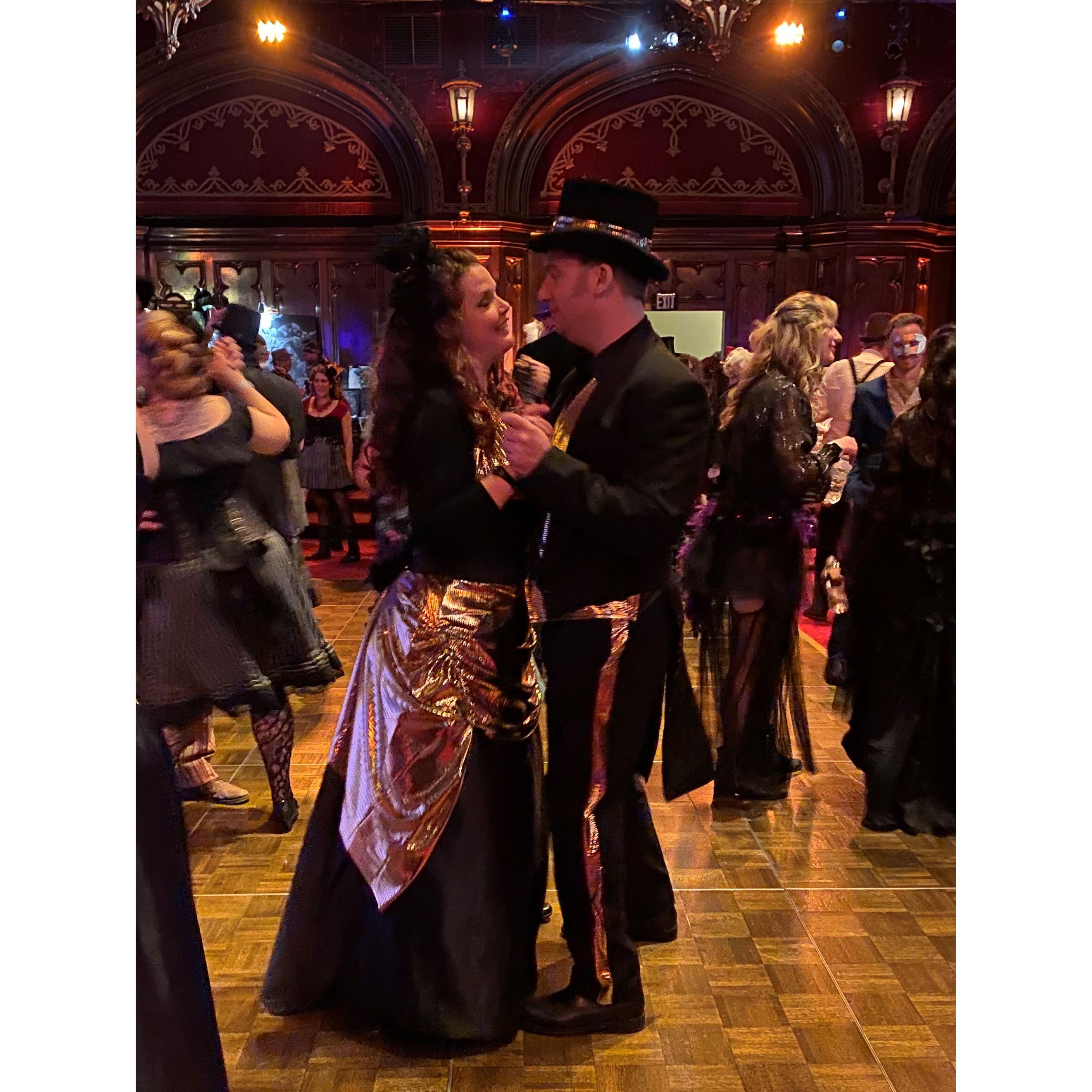 Dancing at the Edwardian Ball