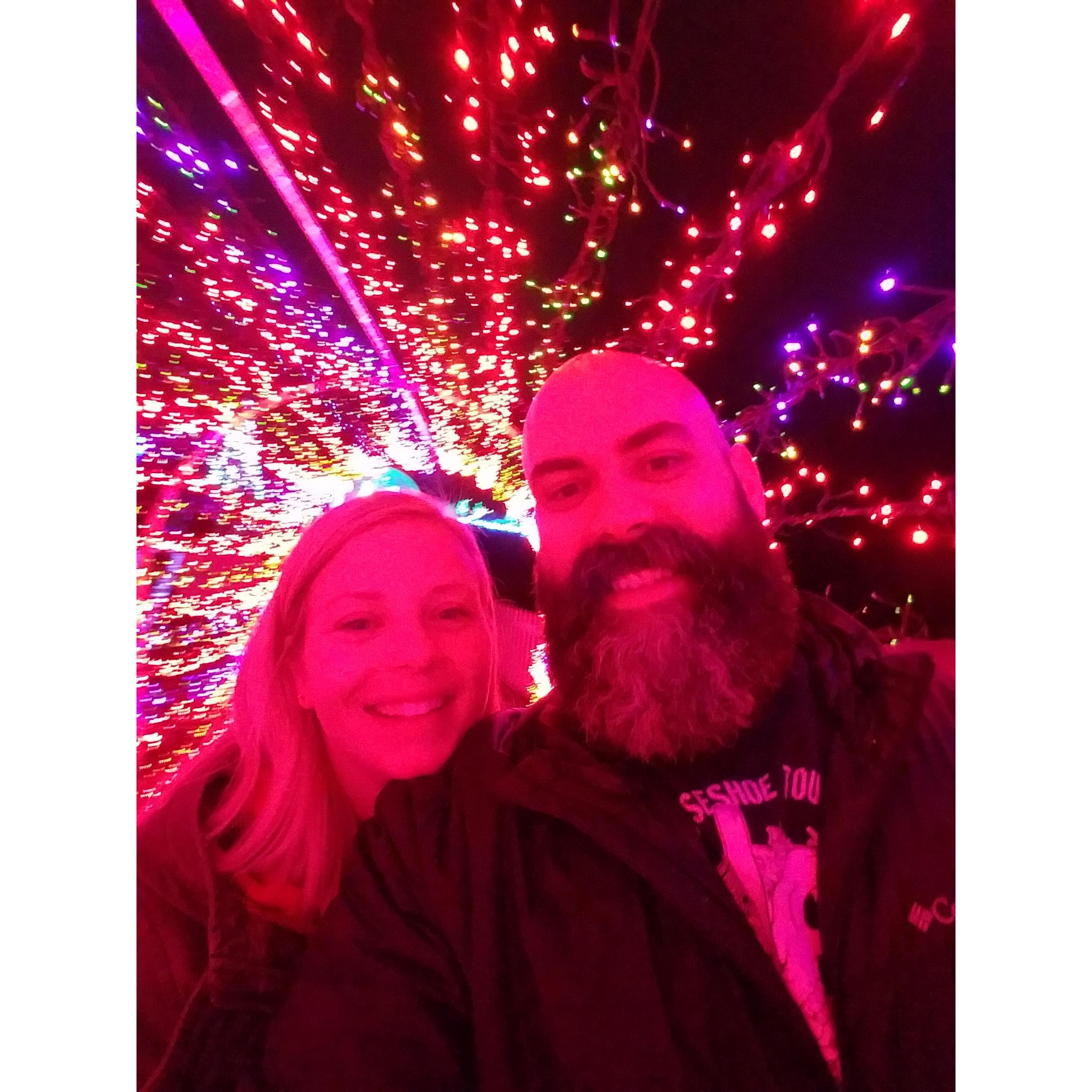 Annual Garden Glow in tunnel of HELL