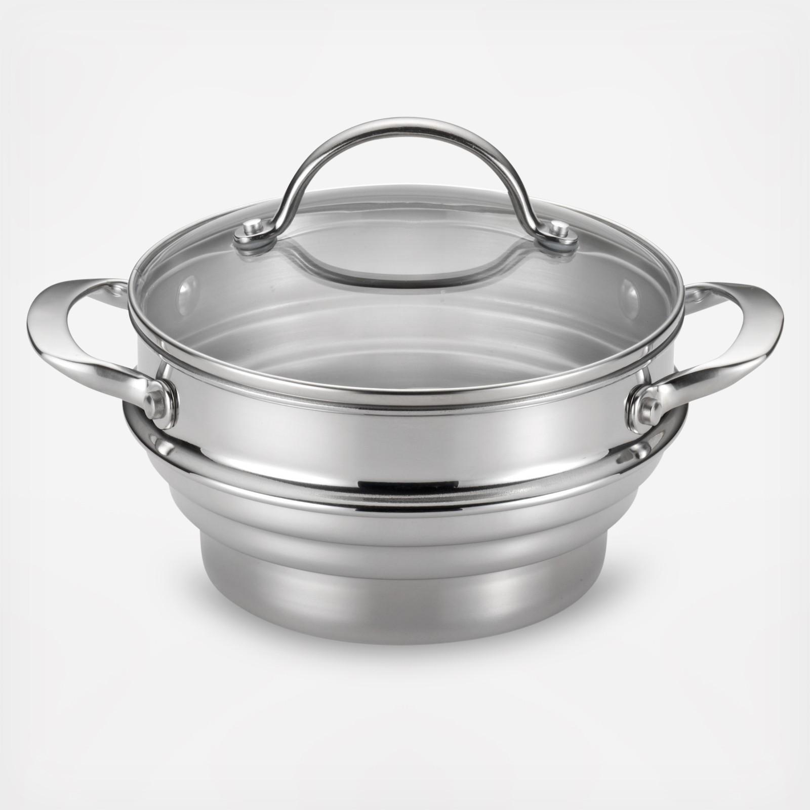 Meyer Accent Series Stainless Steel Steamer Insert, 5-Quart