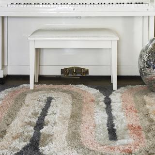 Retro Swirl Area Rug