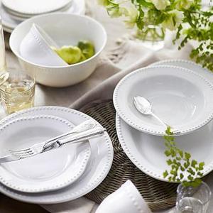 Emma Oval Serve Platter - True White