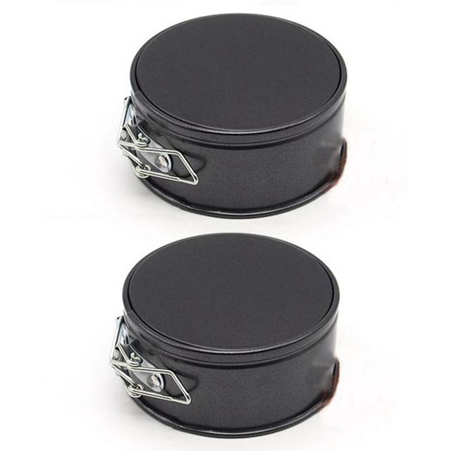 2X 4 Inch Non-Stick Pan / Cheesecake Pan / Leakproof Cake Pan Bakeware / with Cleaning Cloth Pressure Cooker