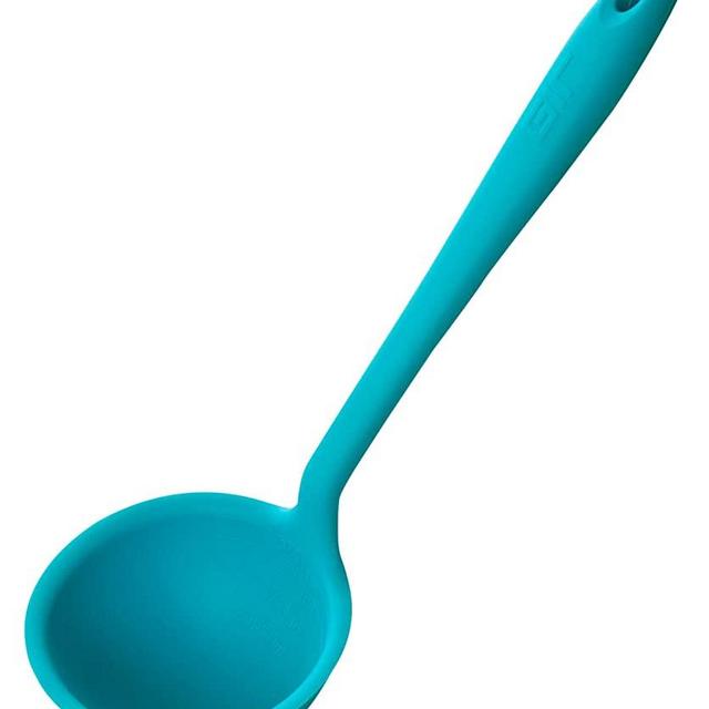 GIR: Get It Right GIRLAU307TEA Premium Silicone Ultimate Heat-Resistant up to 550°F | Seamless, Nonstick Kitchen Ladles for Cooking, Baking, and Mixing |, 3/4-Cup, Teal