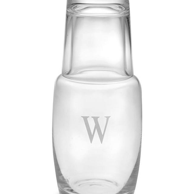 Monogrammed Carafe, Single-Initial