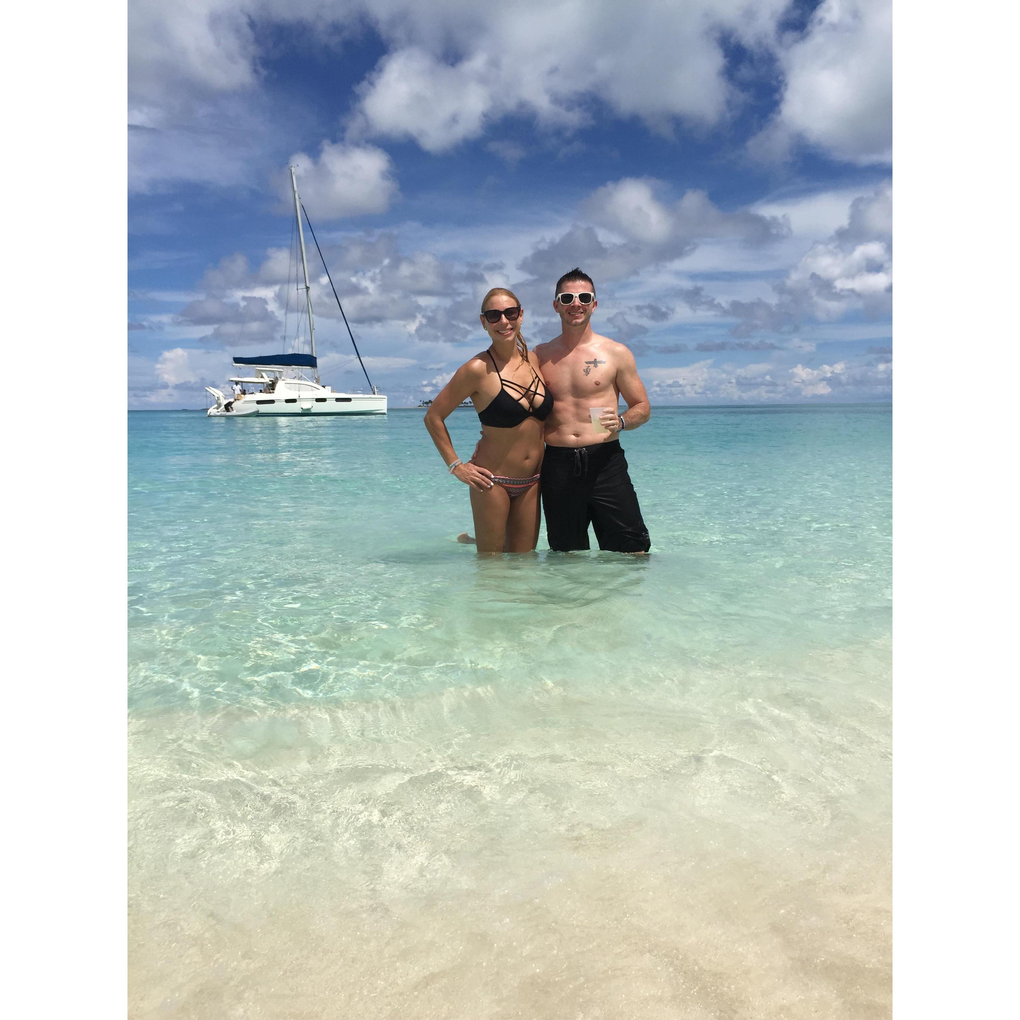 Clear Blue Waters in the Bahamas