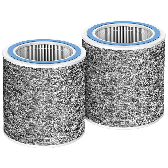 2 Pack HP102 Replacement HP152 Filter Compatible with Shark Air Purifier HP100, HP153, HP102PET, HP102PETBL, HP132, HC450, HC451, HC452, HC455, HEPA For 99.97% Particles Part # HE1FKPET, HE1FKBASMB