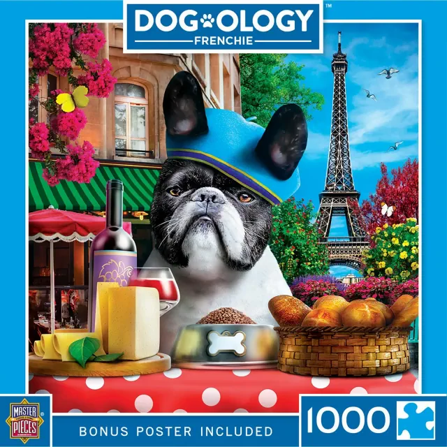 MasterPieces Dogology - Frenchie 1000 Piece Adult Jigsaw Puzzle